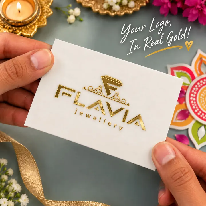 Real Gold Metal Stickers