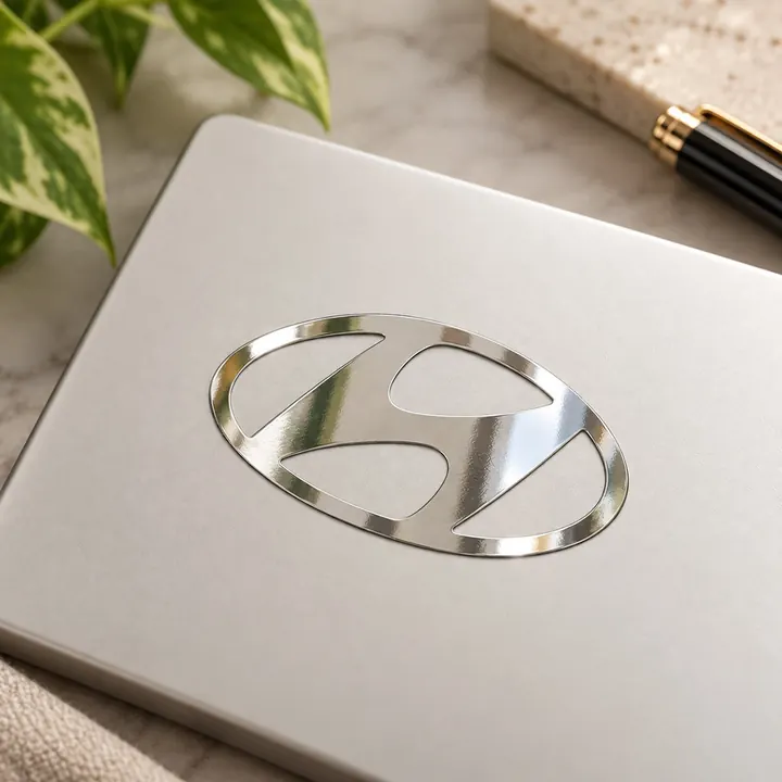 Silver Metal Stickers
